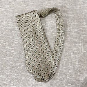 Pierre Cardin Neutral Square Silk Tie